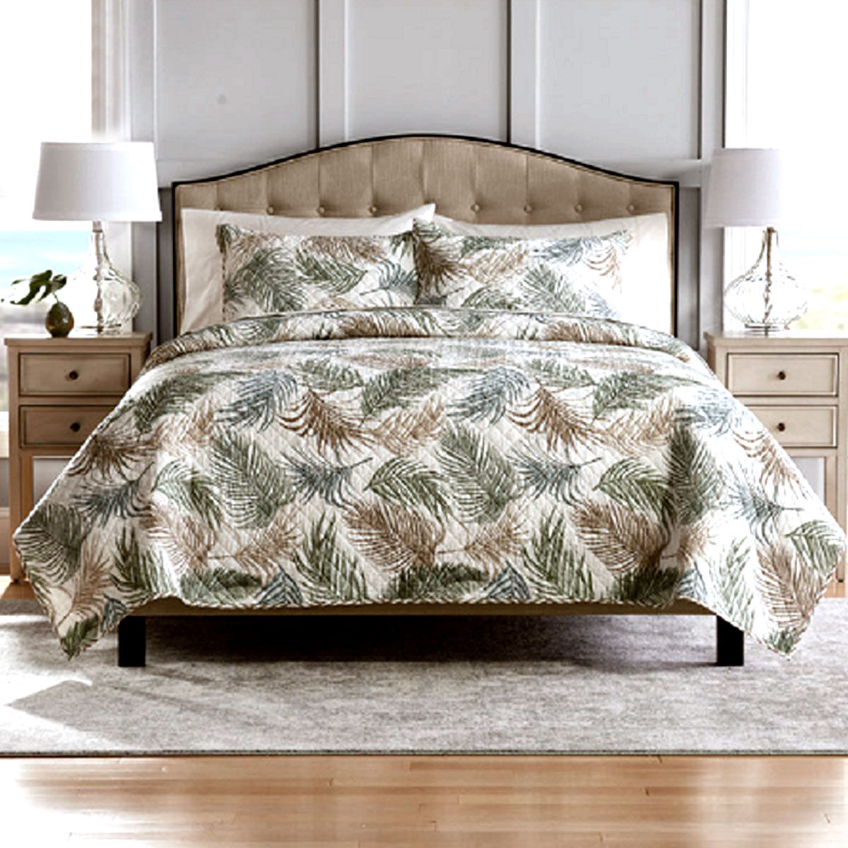 100% Cotton Lightly Quilted Coverlet Set Aurora Queen 100% Cotton Lightly Quilted Coverlet Set Aurora Queen