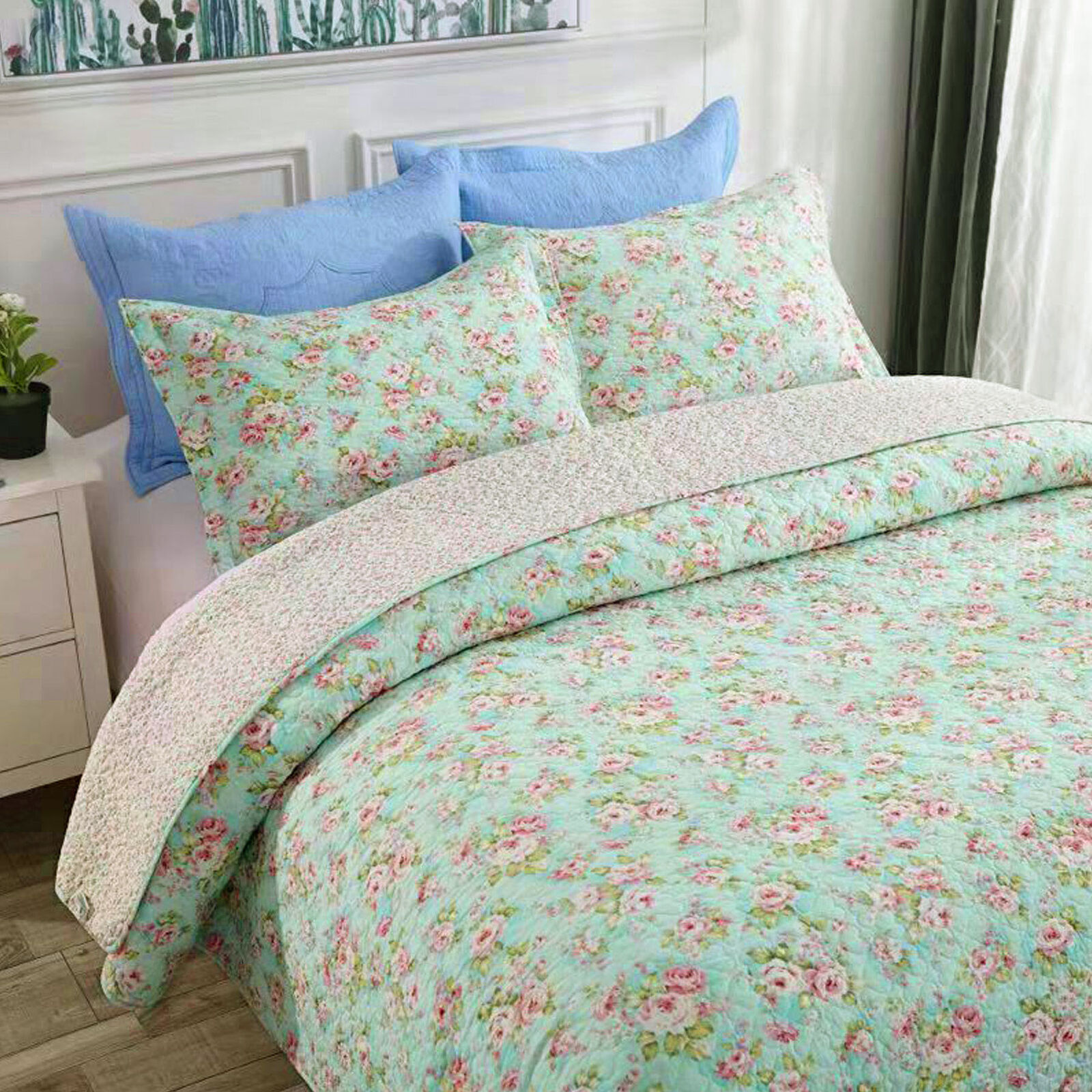 100% Cotton Coverlet Set Isabella Multi - Queen 100% Cotton Coverlet Set Isabella Multi - Queen