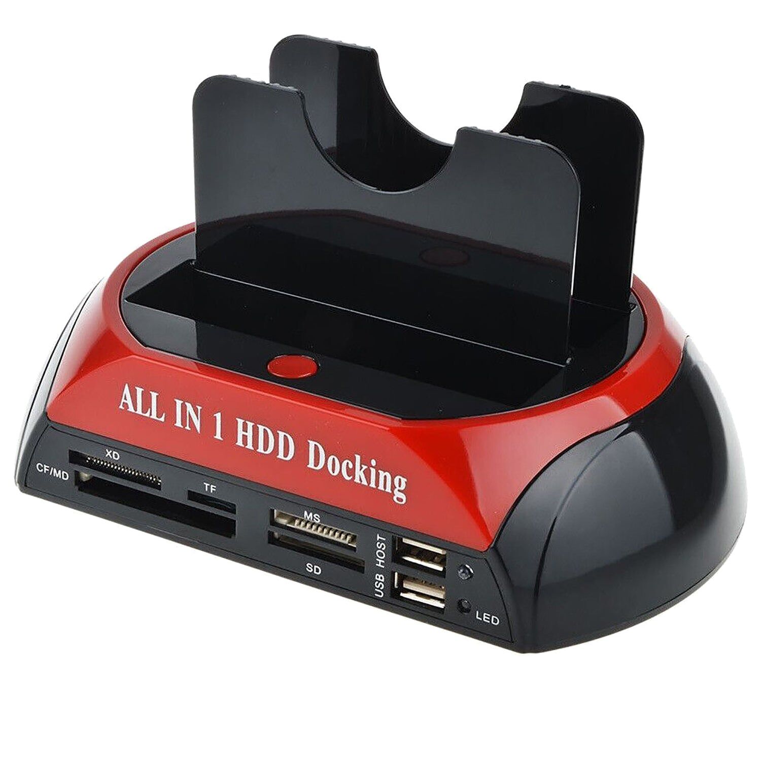 All In One Docking Station USB Dual-Bay Hard Drive 2.5" 3.5" IDE SATA SSD Card Reader All In One Docking Station USB Dual-Bay Hard Drive 2.5" 3.5" IDE SATA SSD Card Reader