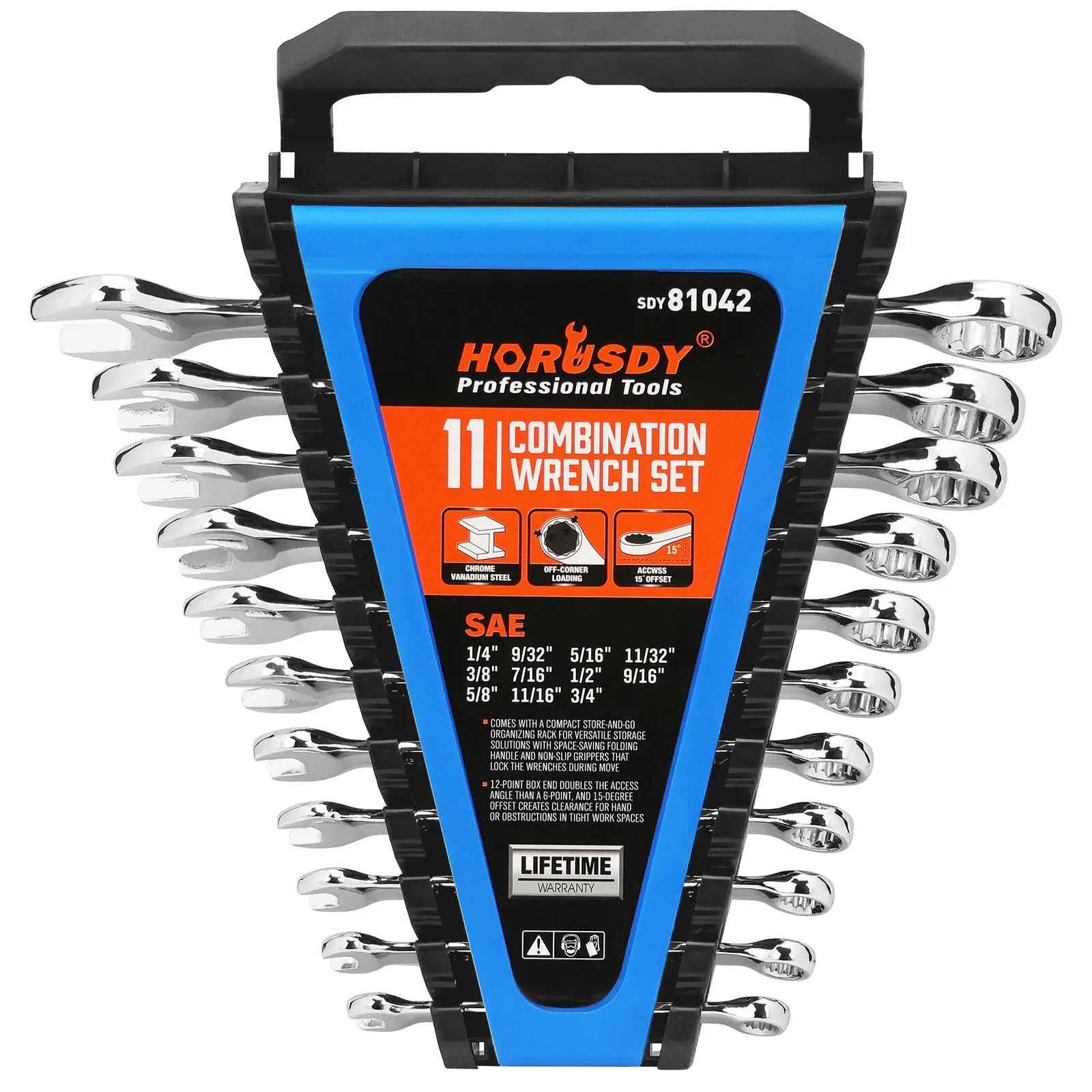 11Pcs Imperial Combination Spanner Ring Open End Ended Combo Wrench 12 Point 11Pcs Imperial Combination Spanner Ring Open End Ended Combo Wrench 12 Point