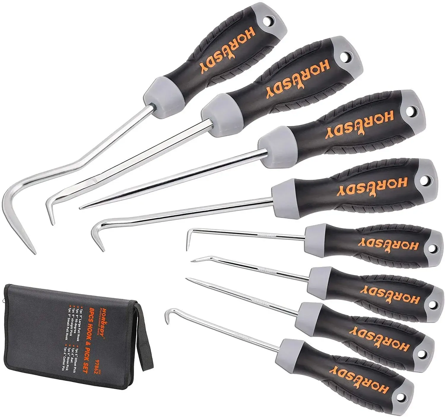 8Pc Pick And Hook Set Oil Seal O-Ring Puller Extractors Seal Gasket Remove Tool 8Pc Pick And Hook Set Oil Seal O-Ring Puller Extractors Seal Gasket Remove Tool