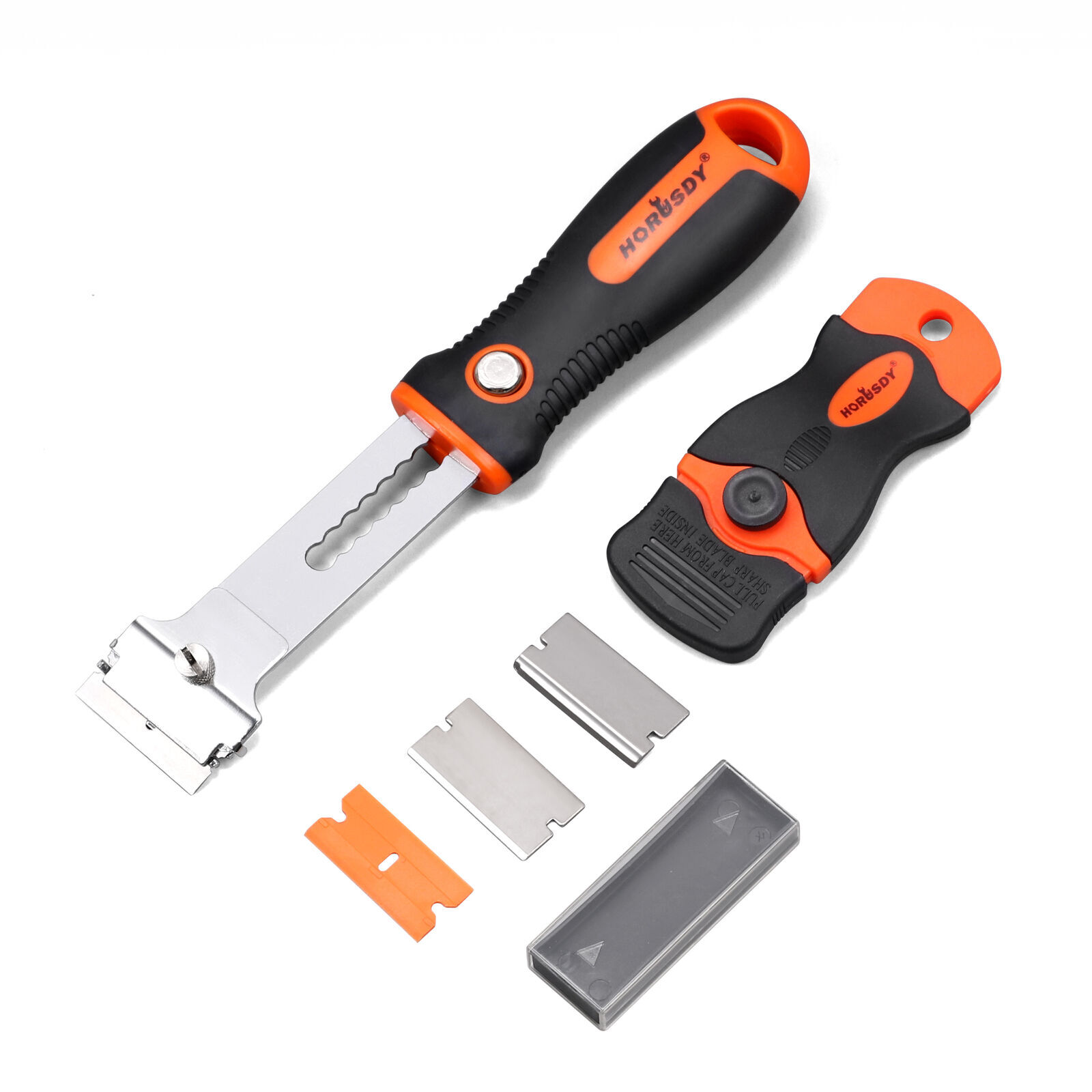 2Pc Putty Knife Set Multi-Purpose Scraper Spare Blades Paint Seal Remover Clean 2Pc Putty Knife Set Multi-Purpose Scraper Spare Blades Paint Seal Remover Clean