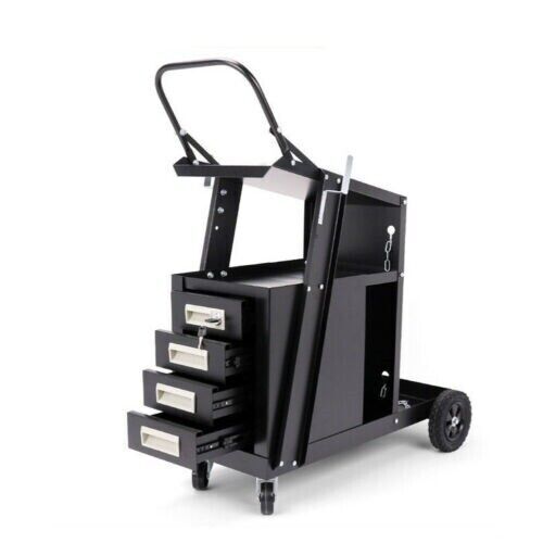 4-Drawer Welding Cart MIG Welder Trolley Cabinet TIG ARC MMA Plasma Cutter Bench 4-Drawer Welding Cart MIG Welder Trolley Cabinet TIG ARC MMA Plasma Cutter Bench