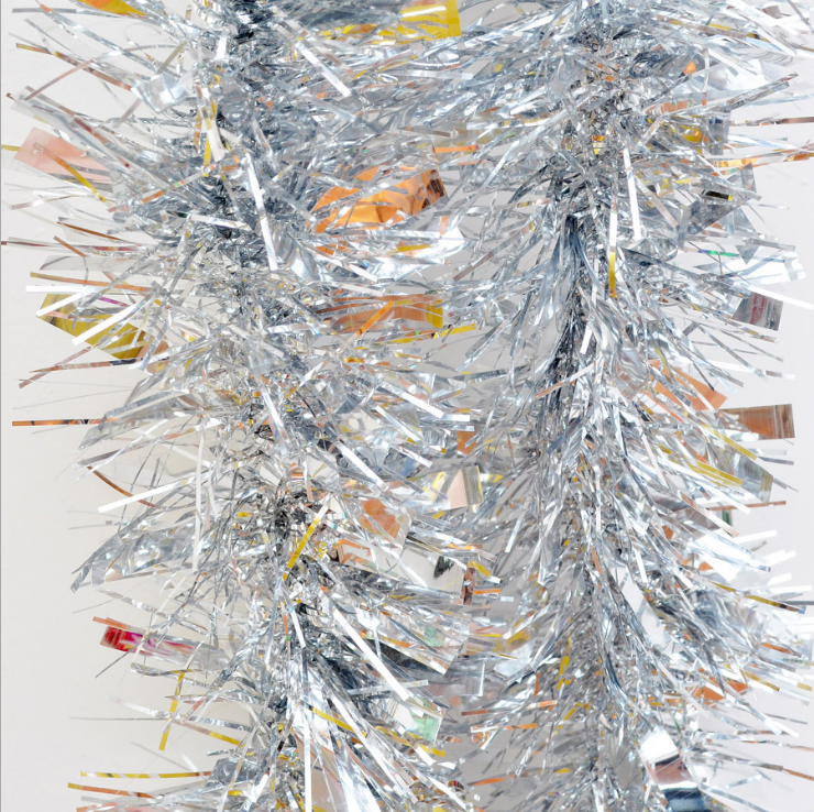 5x 2.5m Christmas Tinsel Xmas Garland Sparkly Snowflake Party Natural Home Décor, Thick Silver 5x 2.5m Christmas Tinsel Xmas Garland Sparkly Snowflake Party Natural Home Décor, Thick Silver