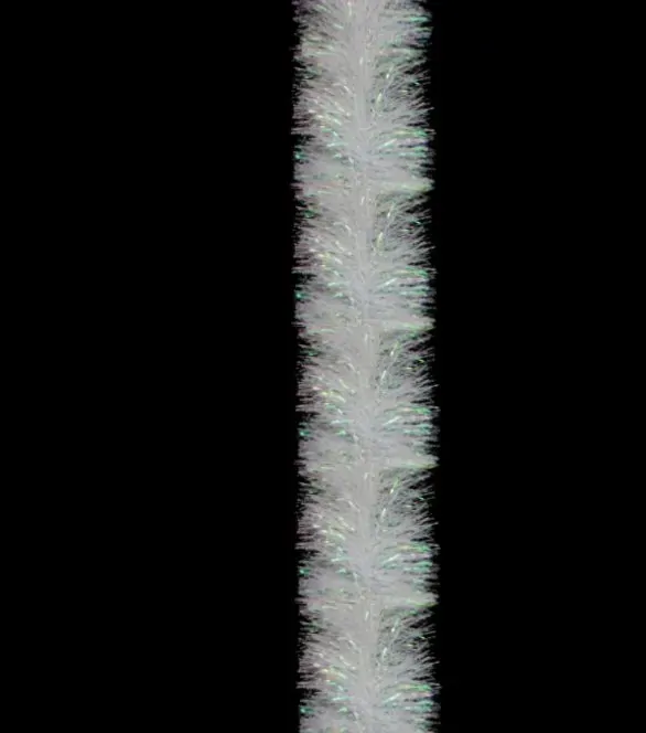 5x 2.5m Christmas Tinsel Xmas Garland Sparkly Snowflake Party Natural Home Décor, White Pearlescent 5x 2.5m Christmas Tinsel Xmas Garland Sparkly Snowflake Party Natural Home Décor, White Pearlescent