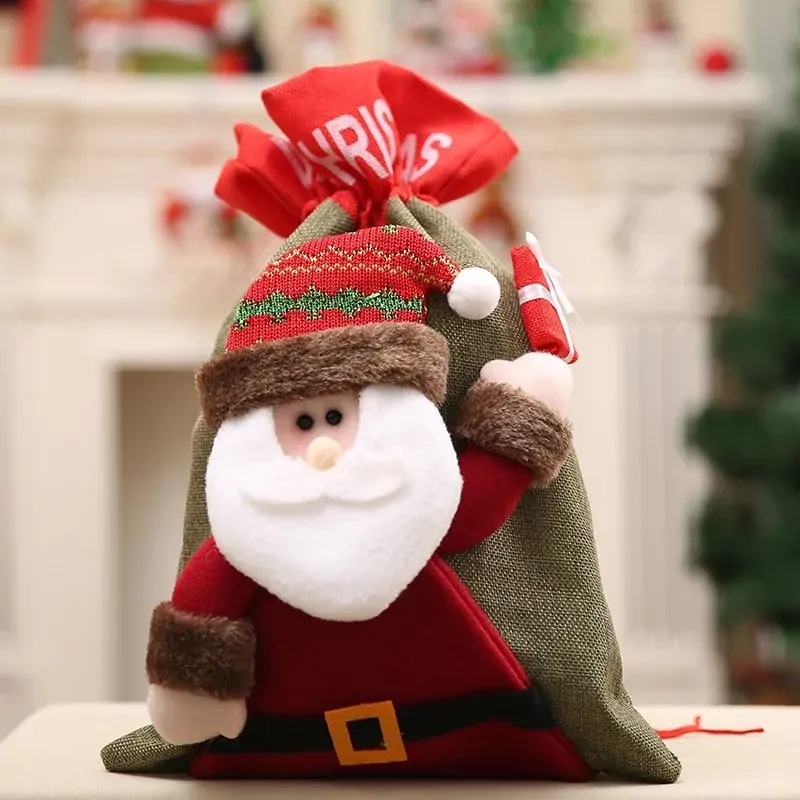 New Christmas Large Jumbo Felt Santa Sack Children Xmas Gifts Candy Stocking Bag, Santa (41x28cm) New Christmas Large Jumbo Felt Santa Sack Children Xmas Gifts Candy Stocking Bag, Santa (41x28cm)