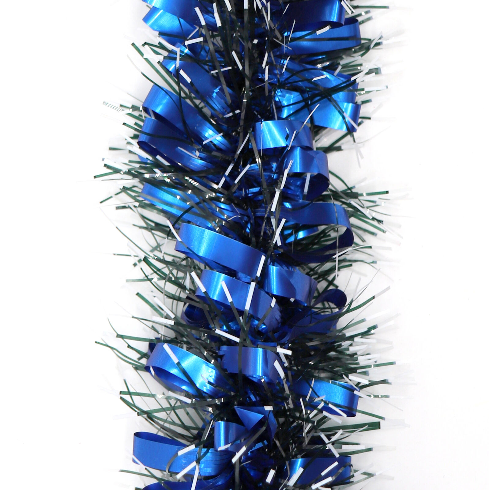 5x 2.5m Christmas Tinsel Xmas Garland Sparkly Snowflake Party Natural Home Décor, Bows (Black Blue) 5x 2.5m Christmas Tinsel Xmas Garland Sparkly Snowflake Party Natural Home Décor, Bows (Black Blue)
