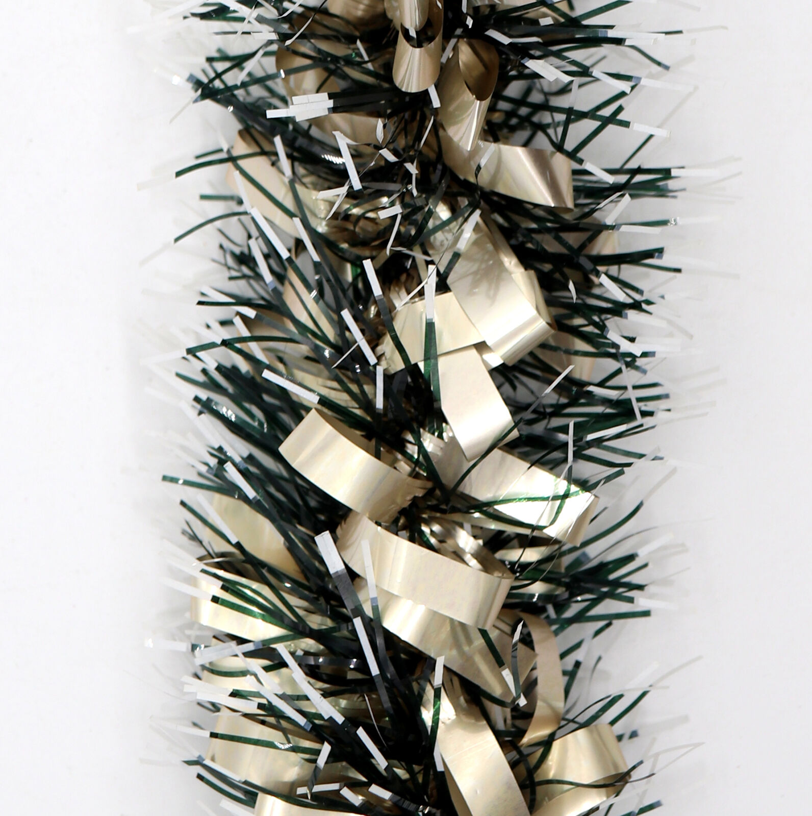 5x 2.5m Christmas Tinsel Xmas Garland Sparkly Snowflake Party Natural Home Décor, Bows (Black Gold) 5x 2.5m Christmas Tinsel Xmas Garland Sparkly Snowflake Party Natural Home Décor, Bows (Black Gold)
