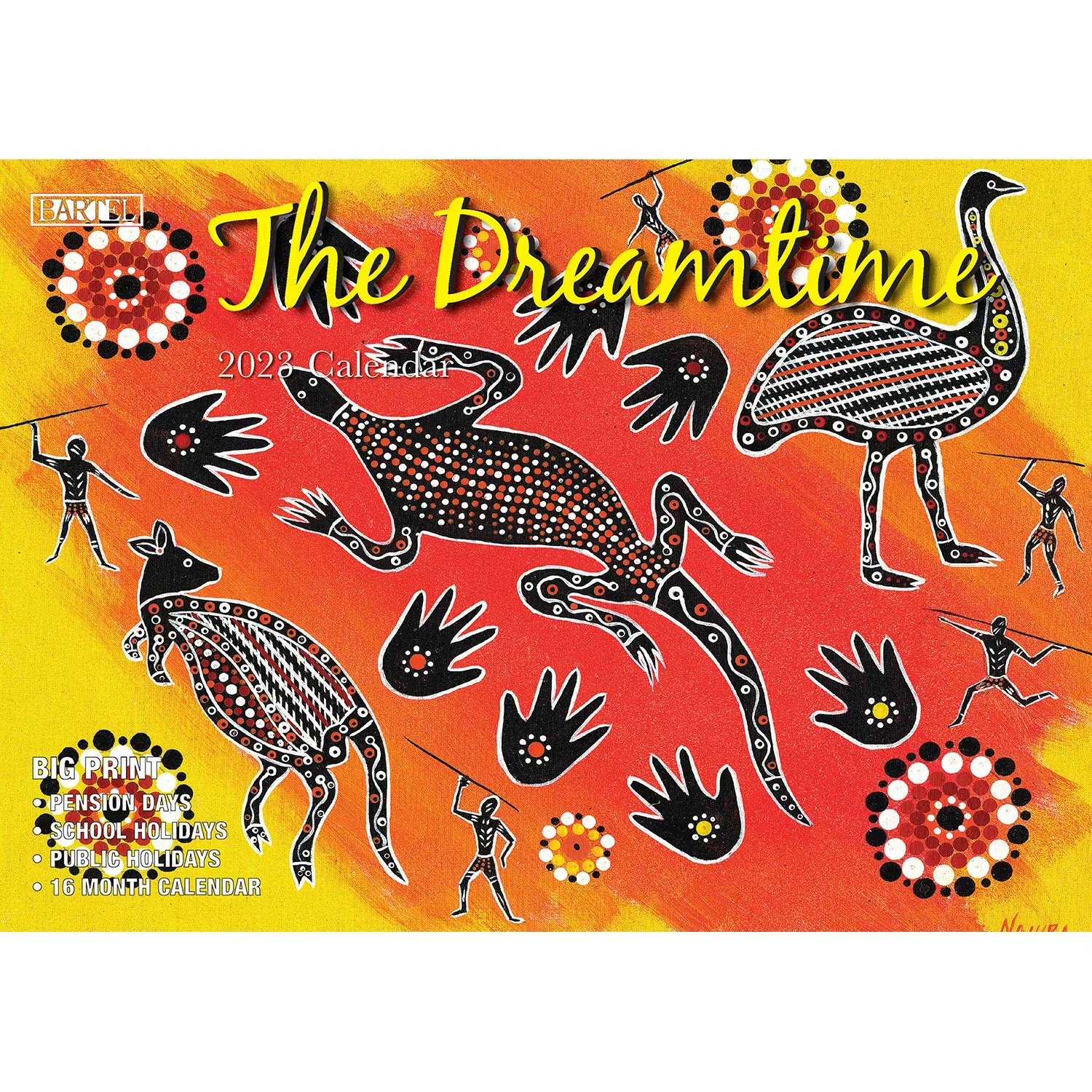 The Dreamtime - 2023 Rectangle Wall Calendar 16 Months Planner New Year Gift The Dreamtime - 2023 Rectangle Wall Calendar 16 Months Planner New Year Gift
