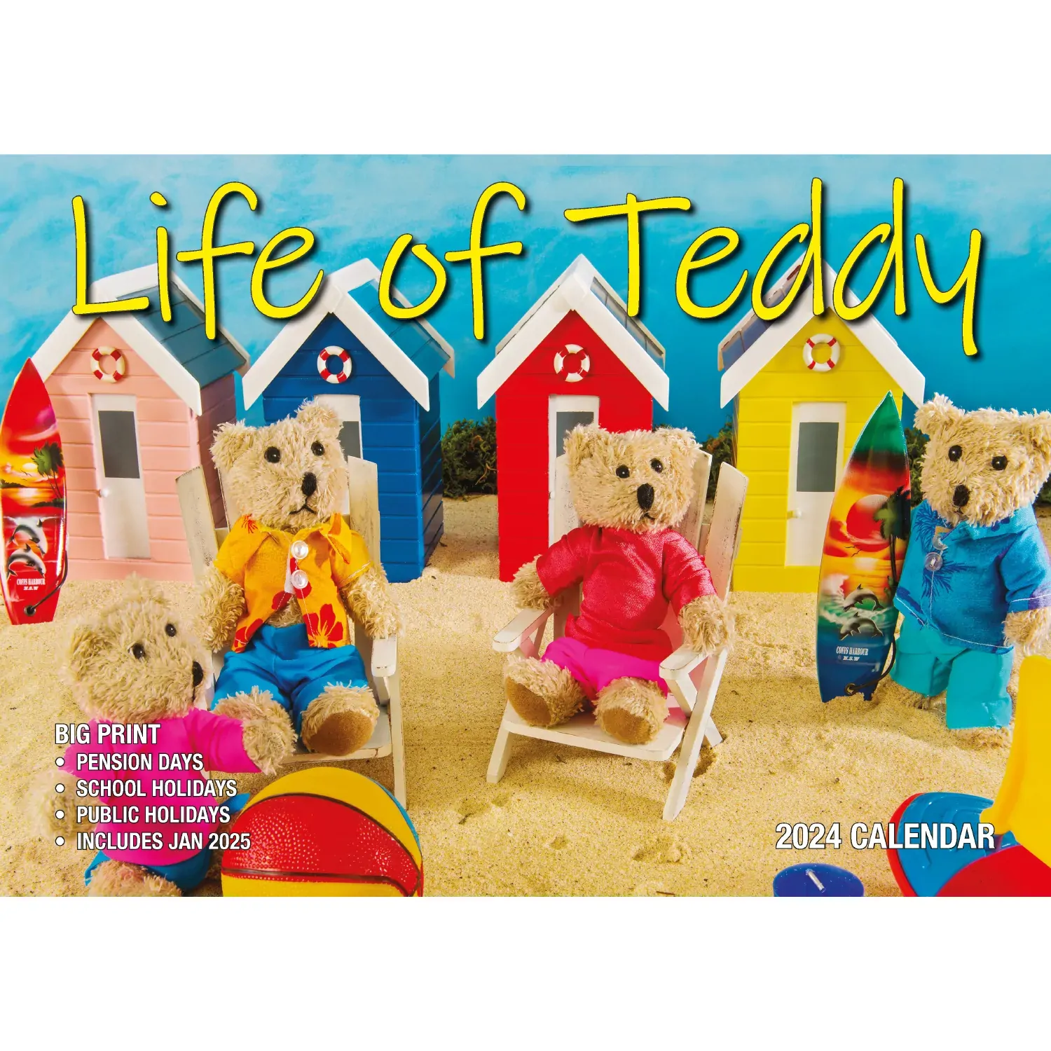 Life of Teddy - 2024 Rectangle Wall Calendar 13 Months Planner Adventures Gift Life of Teddy - 2024 Rectangle Wall Calendar 13 Months Planner Adventures Gift