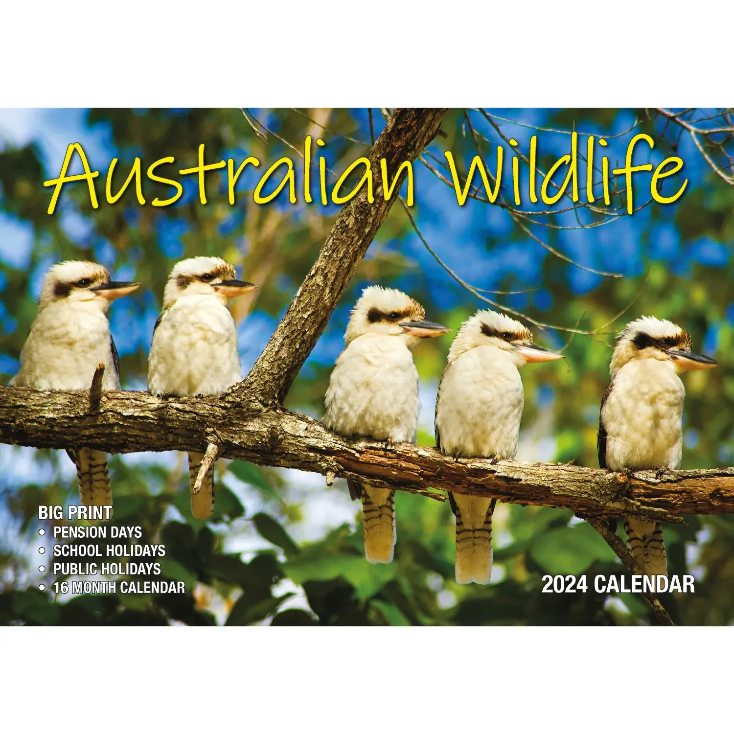 Australian Wildlife - 2024 Rectangle Wall Calendar 16 Months Animal Photography Australian Wildlife - 2024 Rectangle Wall Calendar 16 Months Animal Photography