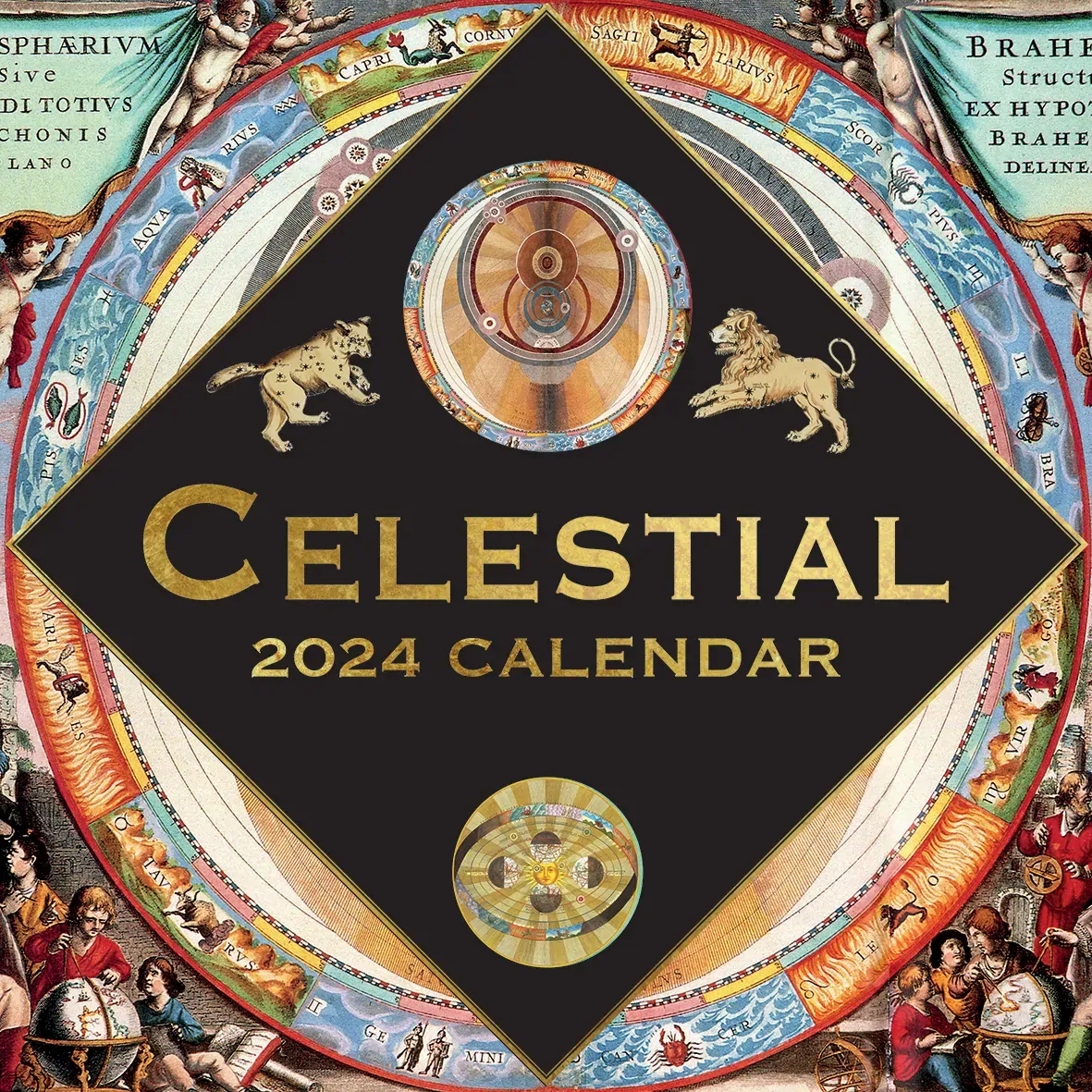 Celestial - 2024 Square Wall Calendar 16 Months Arts Planner Xmas New Year Gift Celestial - 2024 Square Wall Calendar 16 Months Arts Planner Xmas New Year Gift