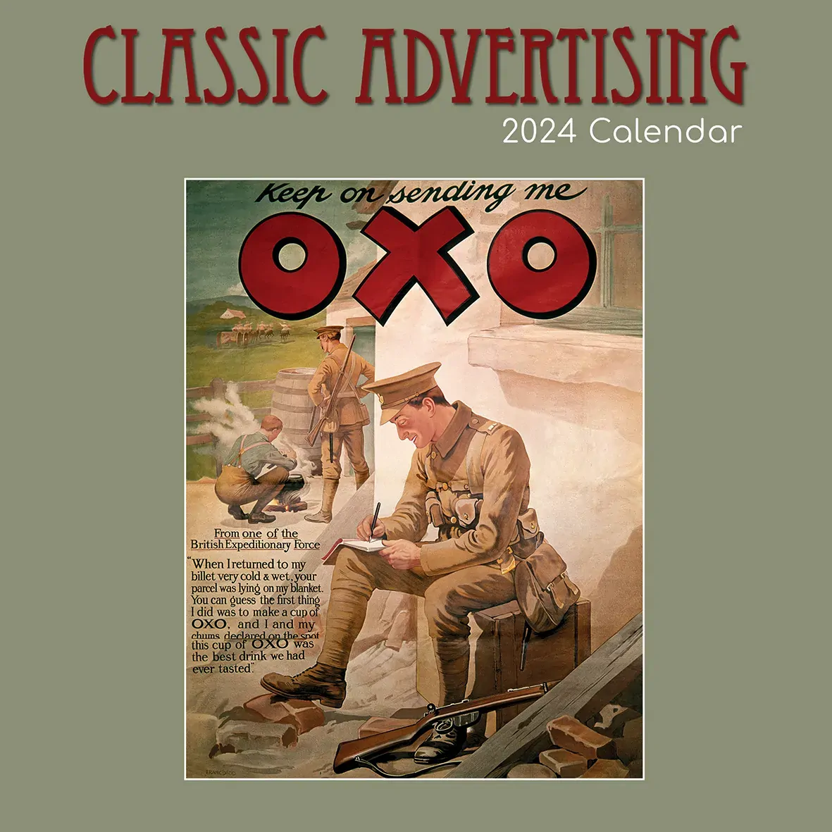 Classic Advertising - 2024 Square Wall Calendar 16 Months Arts Planner New Year Classic Advertising - 2024 Square Wall Calendar 16 Months Arts Planner New Year