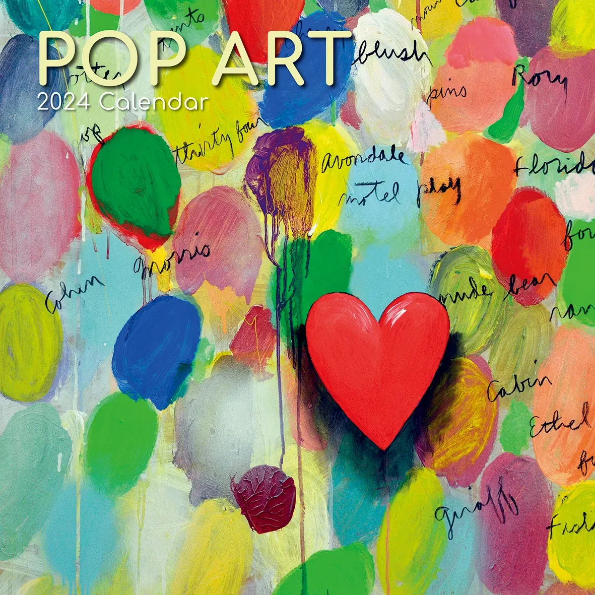 Pop Art 2024 Square Wall Calendar 16 Months Arts Planner Christmas New Year Gift Pop Art 2024 Square Wall Calendar 16 Months Arts Planner Christmas New Year Gift