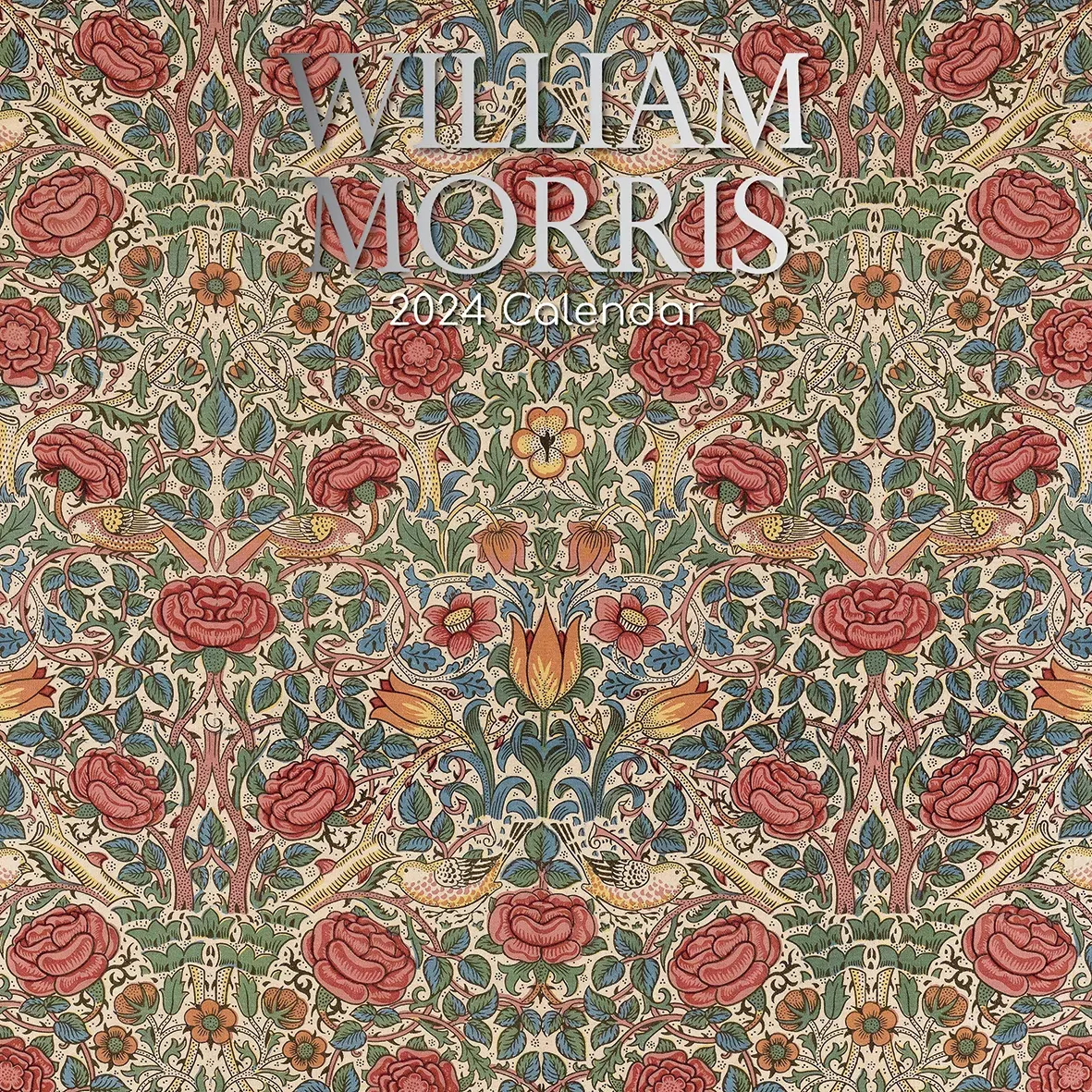 William Morris - Rose - 2024 Square Wall Calendar 16 Months Arts Planner Gift William Morris - Rose - 2024 Square Wall Calendar 16 Months Arts Planner Gift