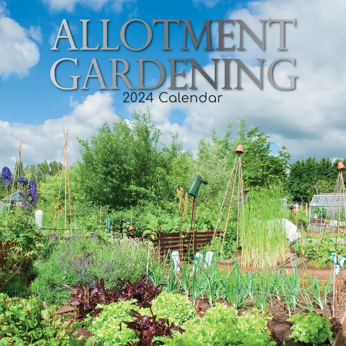 Allotment Gardening - 2024 Square Wall Calendar 16 Months Floral Planner Gift Allotment Gardening - 2024 Square Wall Calendar 16 Months Floral Planner Gift