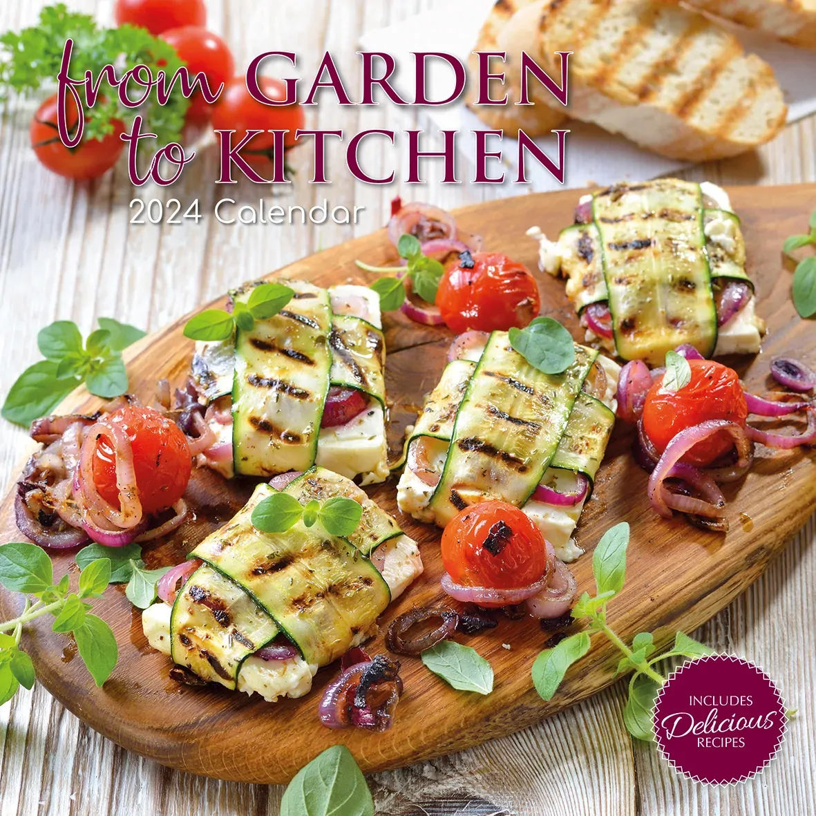 From Garden to Kitchen 2024 Square Wall Calendar 16 Month Food Planner w Recipes From Garden to Kitchen 2024 Square Wall Calendar 16 Month Food Planner w Recipes