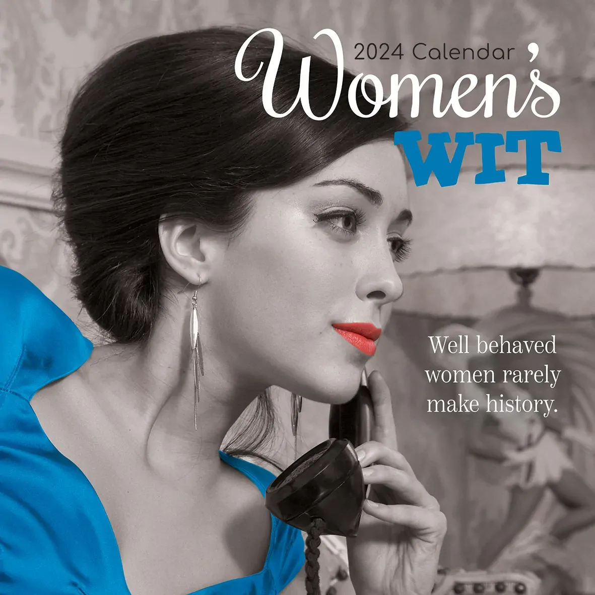 Women's Wit - 2024 Square Wall Calendar 16 Month Planner Christmas New Year Gift Women's Wit - 2024 Square Wall Calendar 16 Month Planner Christmas New Year Gift