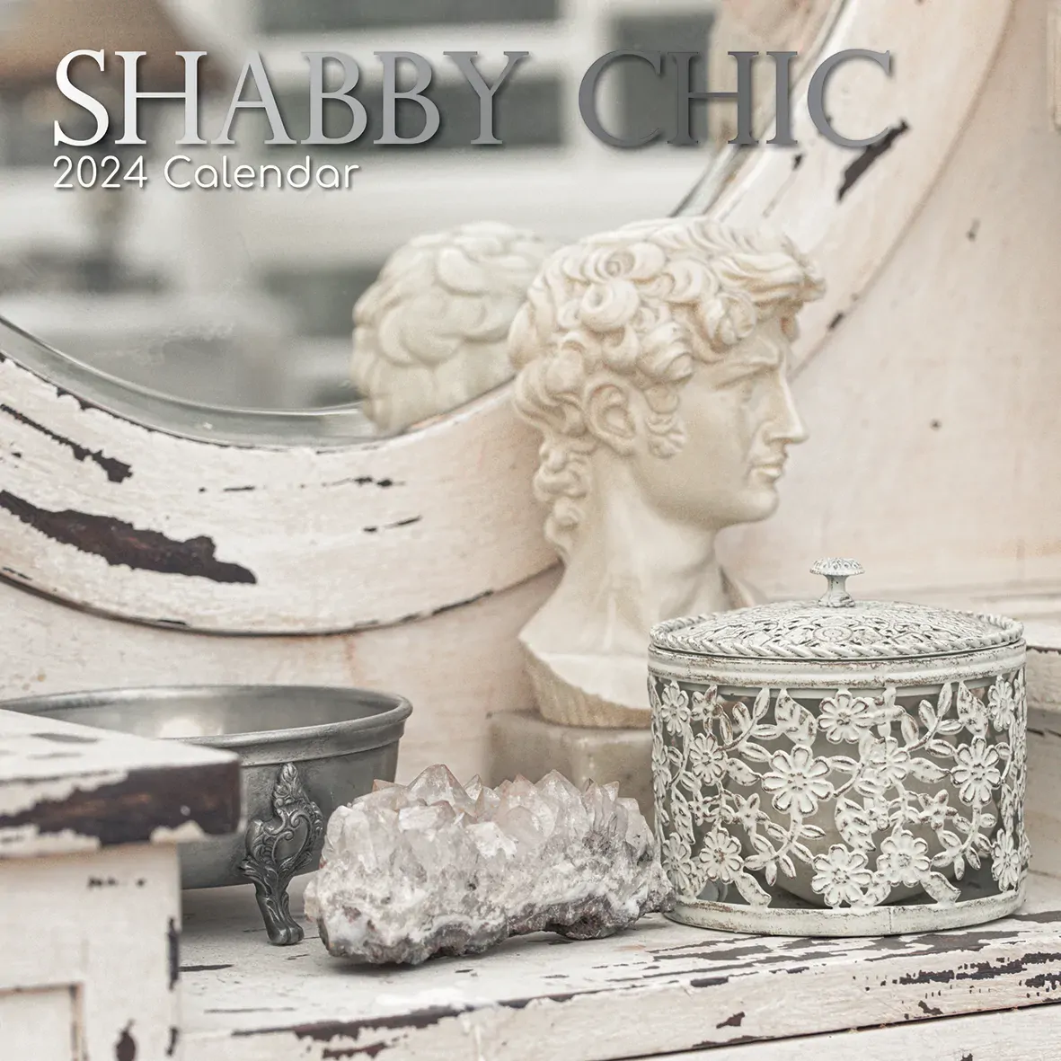 Shabby Chic - 2024 Square Wall Calendar 16 Month Lifestyle Planner New Year Gift Shabby Chic - 2024 Square Wall Calendar 16 Month Lifestyle Planner New Year Gift
