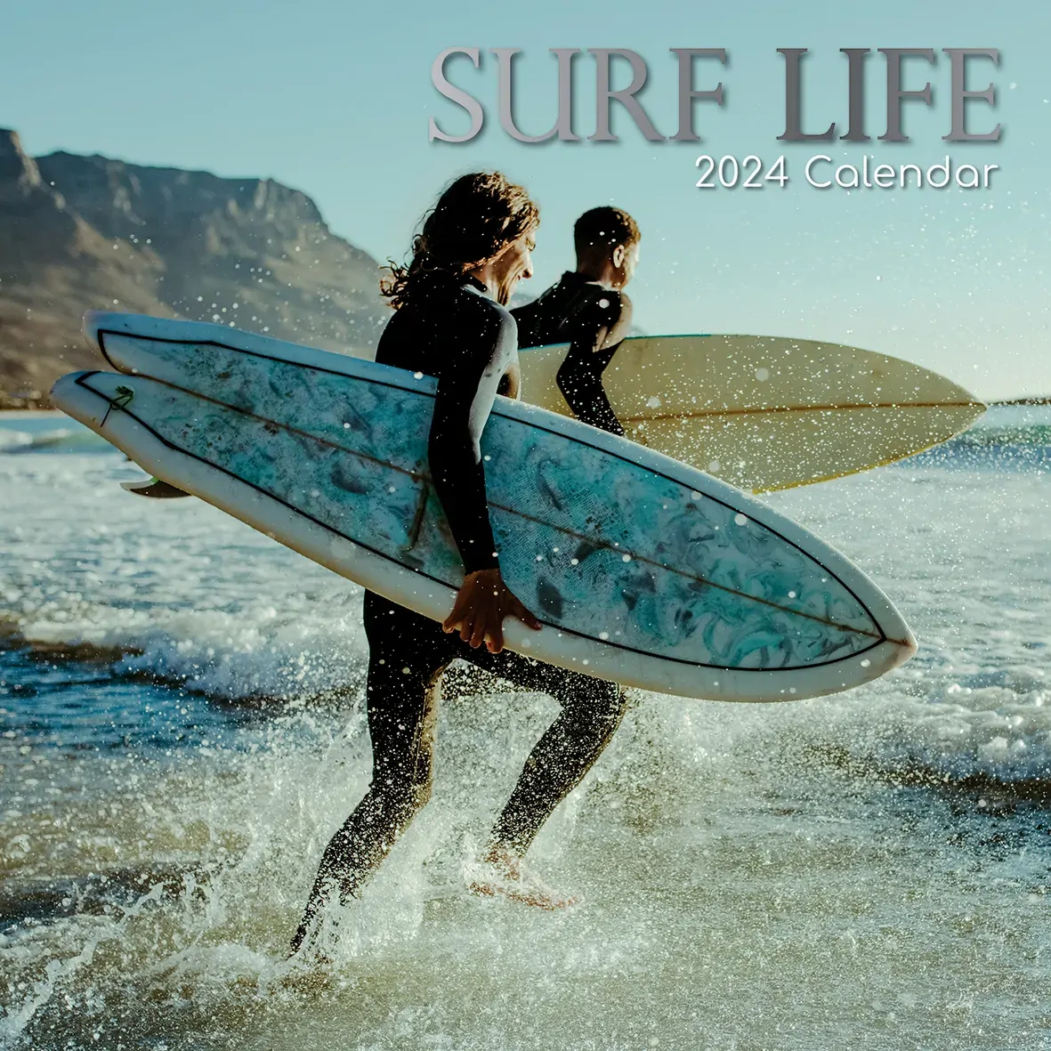 Surf Life - 2024 Square Wall Calendar 16 Months Lifestyle Planner New Year Gift Surf Life - 2024 Square Wall Calendar 16 Months Lifestyle Planner New Year Gift