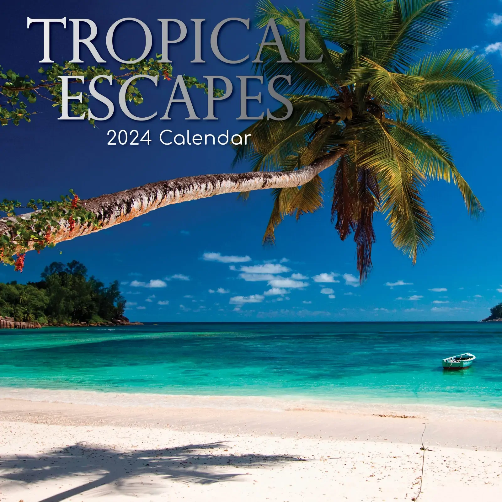 Tropical Escapes - 2024 Square Wall Calendar 16 Months Planner New Year Gift Tropical Escapes - 2024 Square Wall Calendar 16 Months Planner New Year Gift