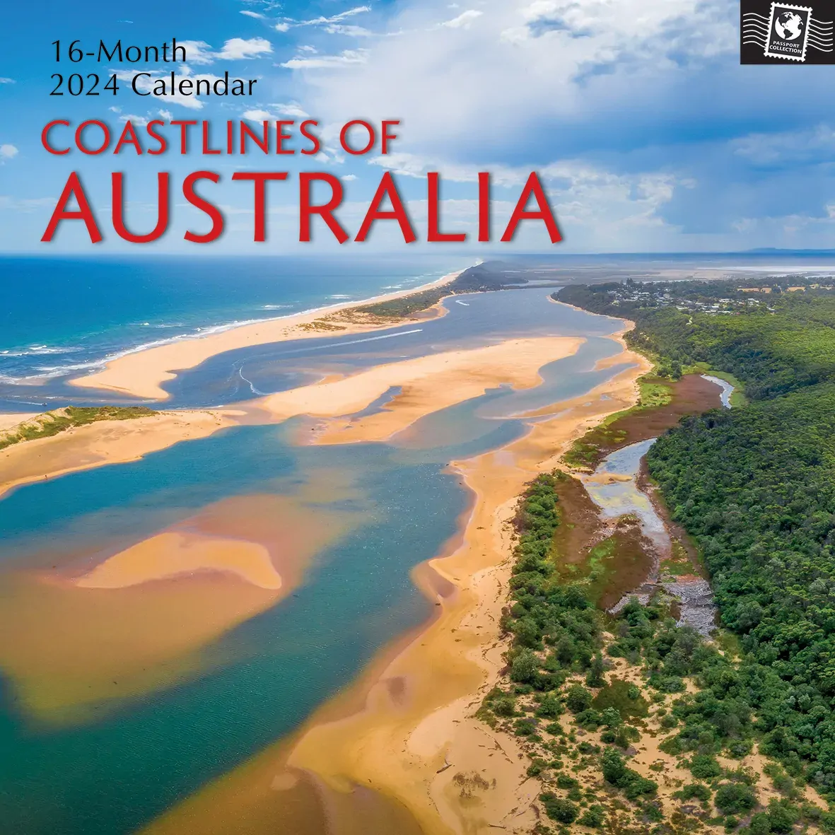 Coastlines of Australia 2024 Square Wall Calendar 16 Month Planner New Year Gift Coastlines of Australia 2024 Square Wall Calendar 16 Month Planner New Year Gift