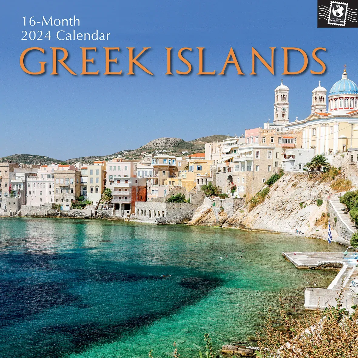Greek Islands 2024 Square Wall Calendar 16 Month Planner Christmas New Year Gift Greek Islands 2024 Square Wall Calendar 16 Month Planner Christmas New Year Gift