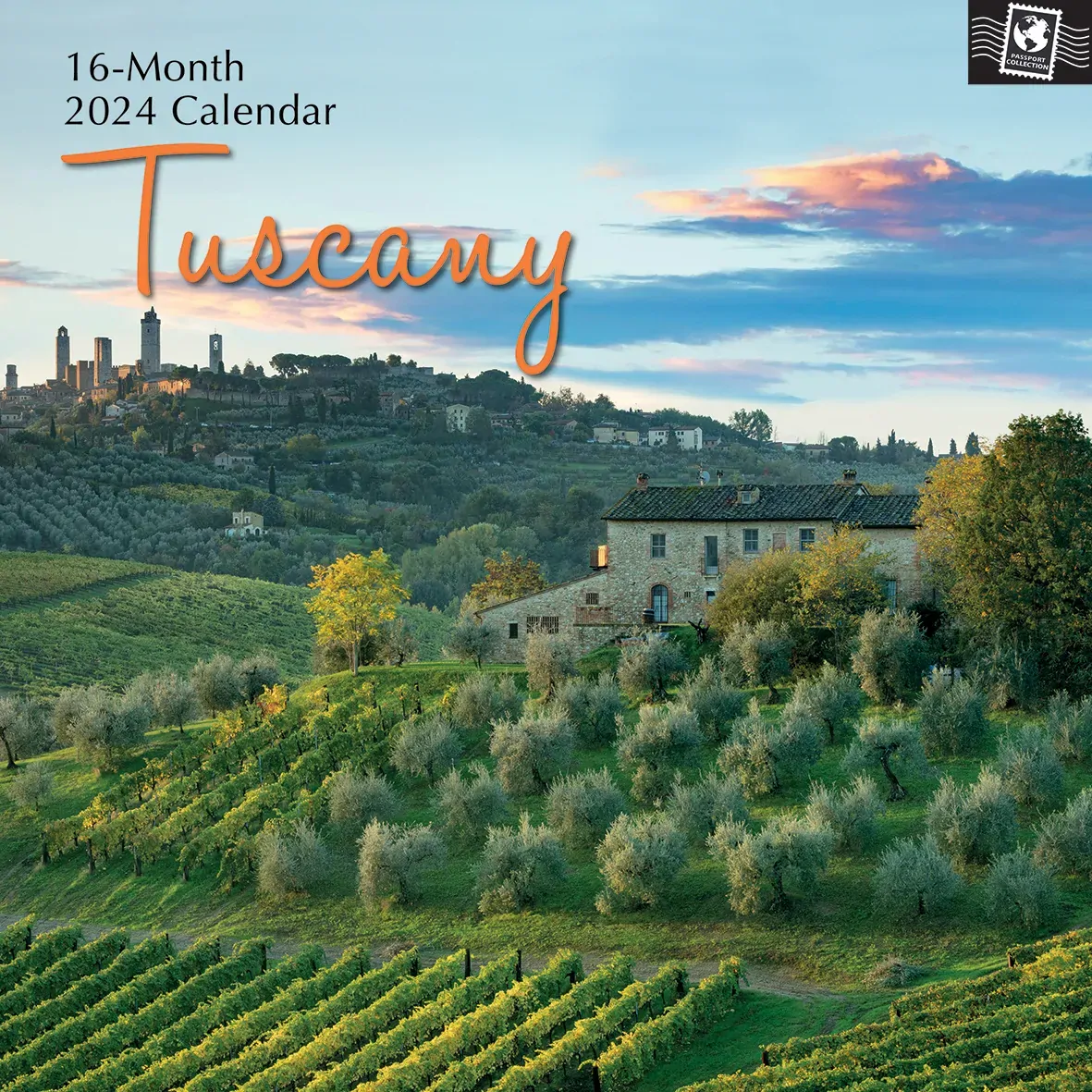 Tuscany - 2024 Square Wall Calendar 16 Months Premium Planner Xmas New Year Gift Tuscany - 2024 Square Wall Calendar 16 Months Premium Planner Xmas New Year Gift