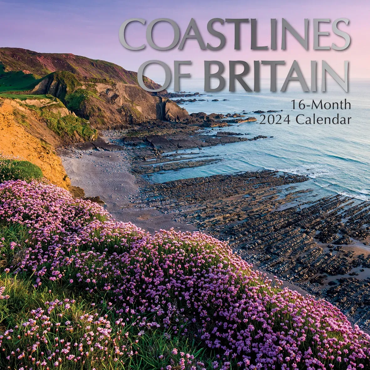 Coastlines of Britain - 2024 Square Wall Calendar 16 Months Premium Planner Gift Coastlines of Britain - 2024 Square Wall Calendar 16 Months Premium Planner Gift