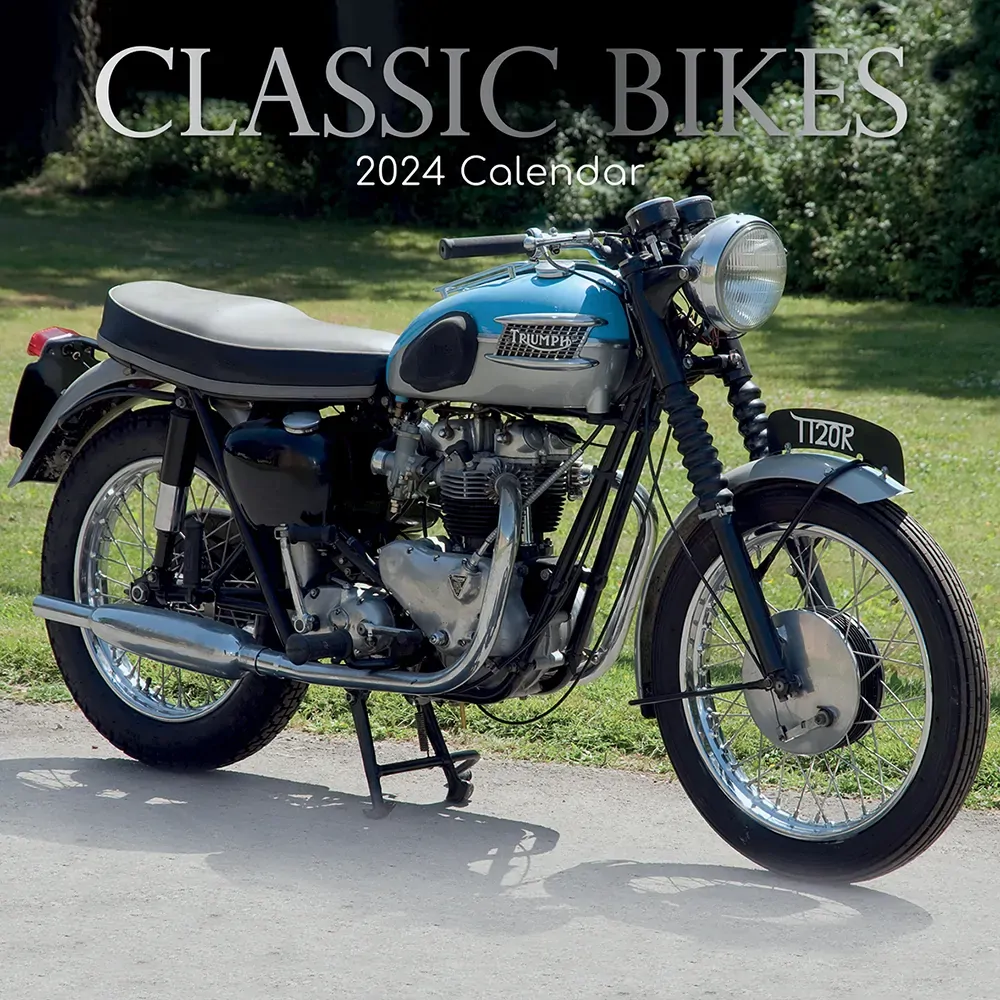 Classic Bikes 2024 Square Wall Calendar 16 Month Planner Christmas New Year Gift Classic Bikes 2024 Square Wall Calendar 16 Month Planner Christmas New Year Gift