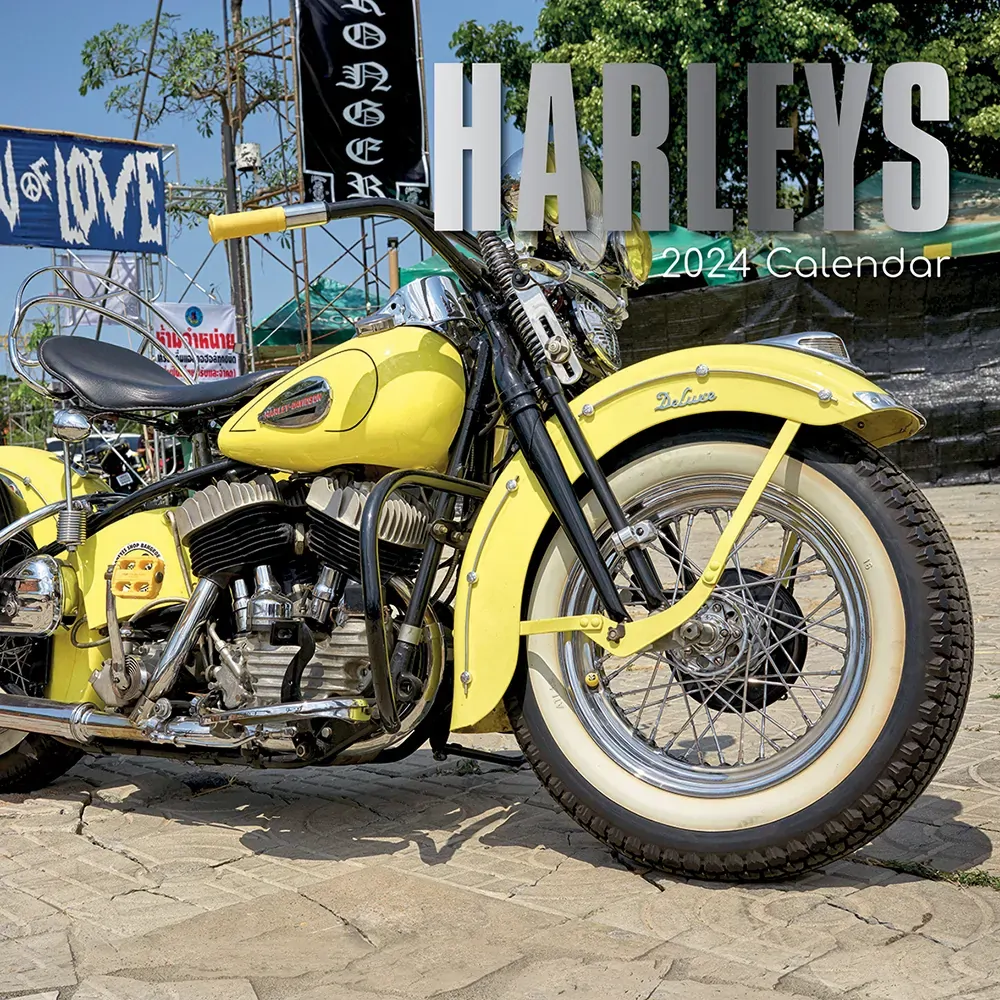 Harleys - 2024 Square Wall Calendar 16 Months Premium Planner Xmas New Year Gift Harleys - 2024 Square Wall Calendar 16 Months Premium Planner Xmas New Year Gift