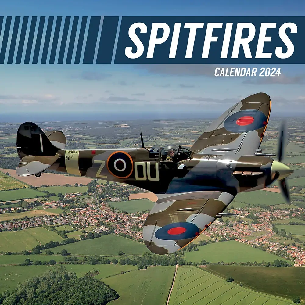 Spitfires - 2024 Square Wall Calendar 16 Months Planner Christmas New Year Gift Spitfires - 2024 Square Wall Calendar 16 Months Planner Christmas New Year Gift