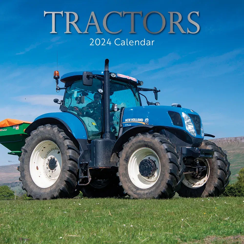 Tractors - 2024 Square Wall Calendar 16 Month Premium Planner Xmas New Year Gift Tractors - 2024 Square Wall Calendar 16 Month Premium Planner Xmas New Year Gift