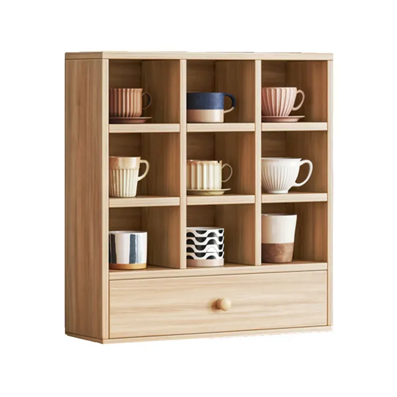 DISPLAY STAND TEA CUP SHELFING FURNITURE CUBE CABINET W/ DRAWERS DISPLAY STAND TEA CUP SHELFING FURNITURE CUBE CABINET W/ DRAWERS