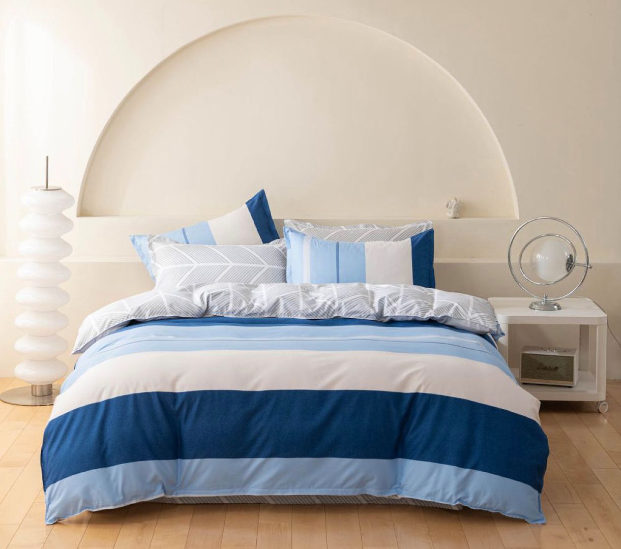 Mannix Striped Quilt Cover Set - Super King Size Mannix Striped Quilt Cover Set - Super King Size