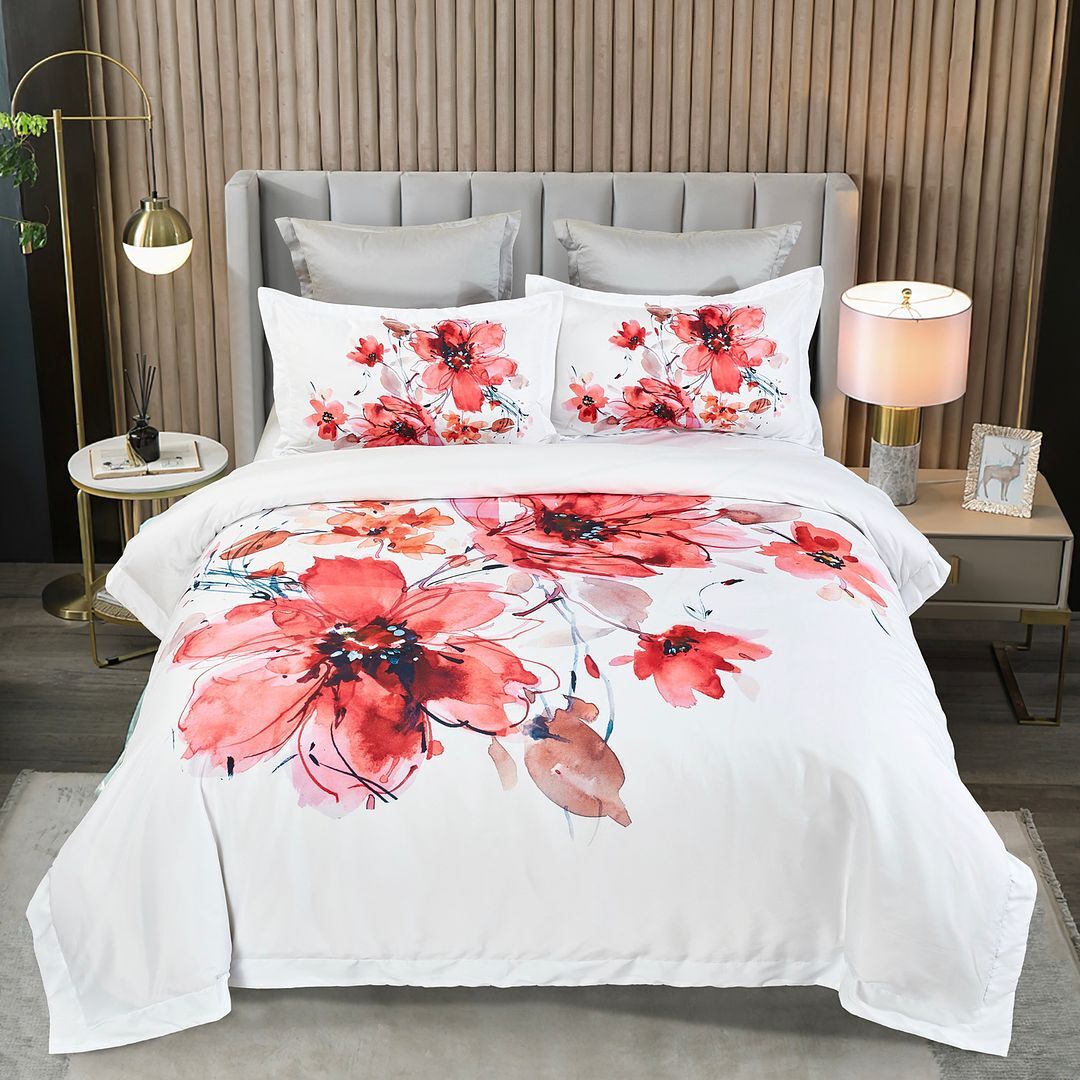 Lulani Floral Quilt Cover Set - King Size Lulani Floral Quilt Cover Set - King Size
