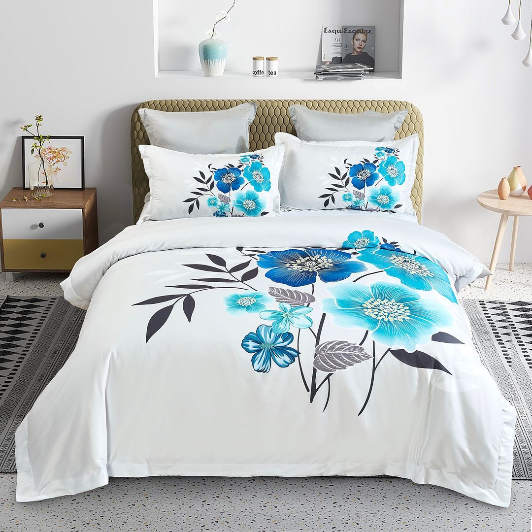 Braithe Floral Quilt Cover Set - Super King Size Braithe Floral Quilt Cover Set - Super King Size