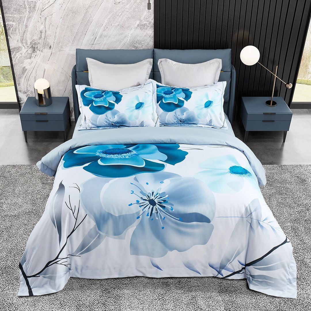 Julieta Floral Quilt Cover Set - Super King Size Julieta Floral Quilt Cover Set - Super King Size