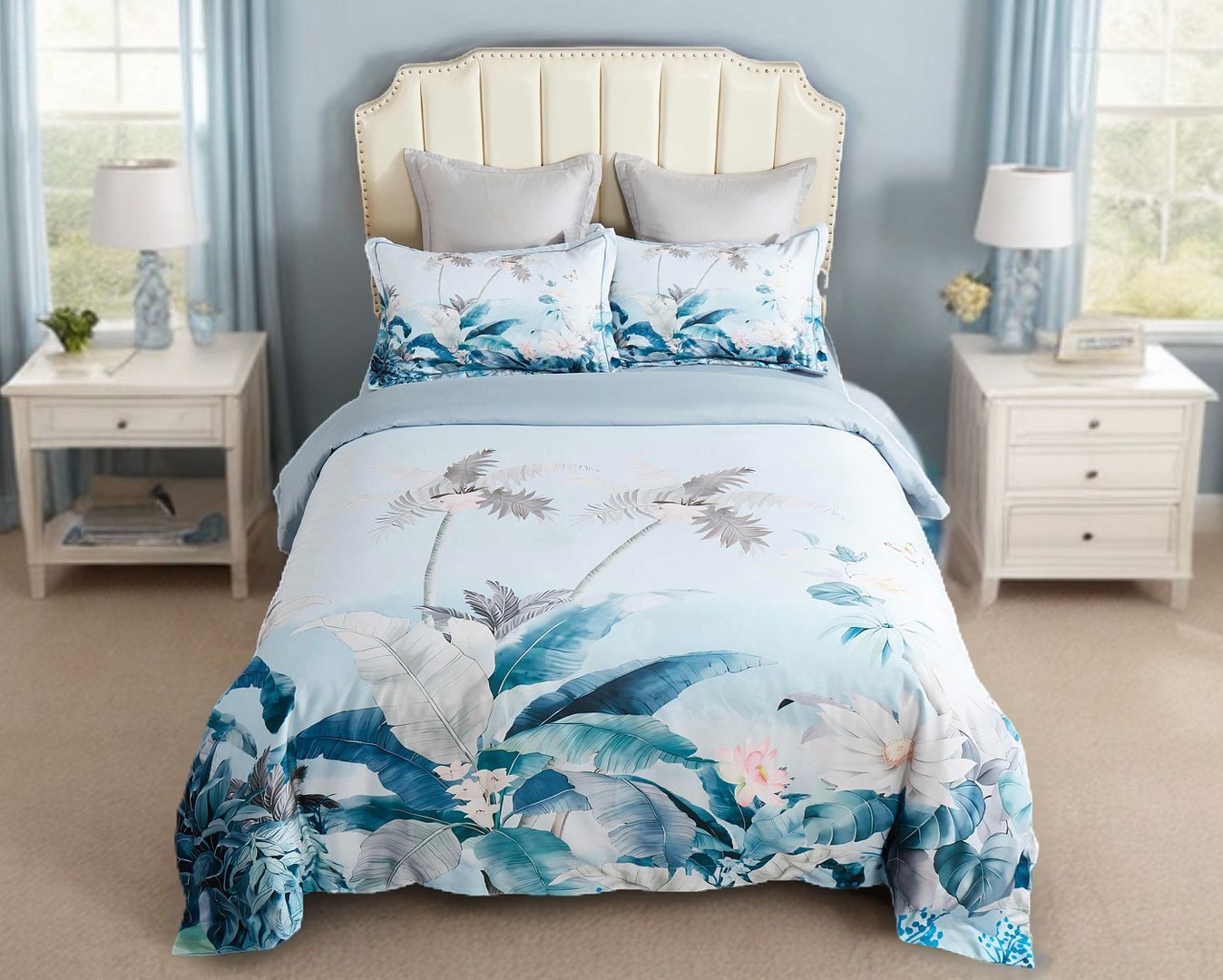 Tropical Quilt Cover Set - Super King Size Tropical Quilt Cover Set - Super King Size