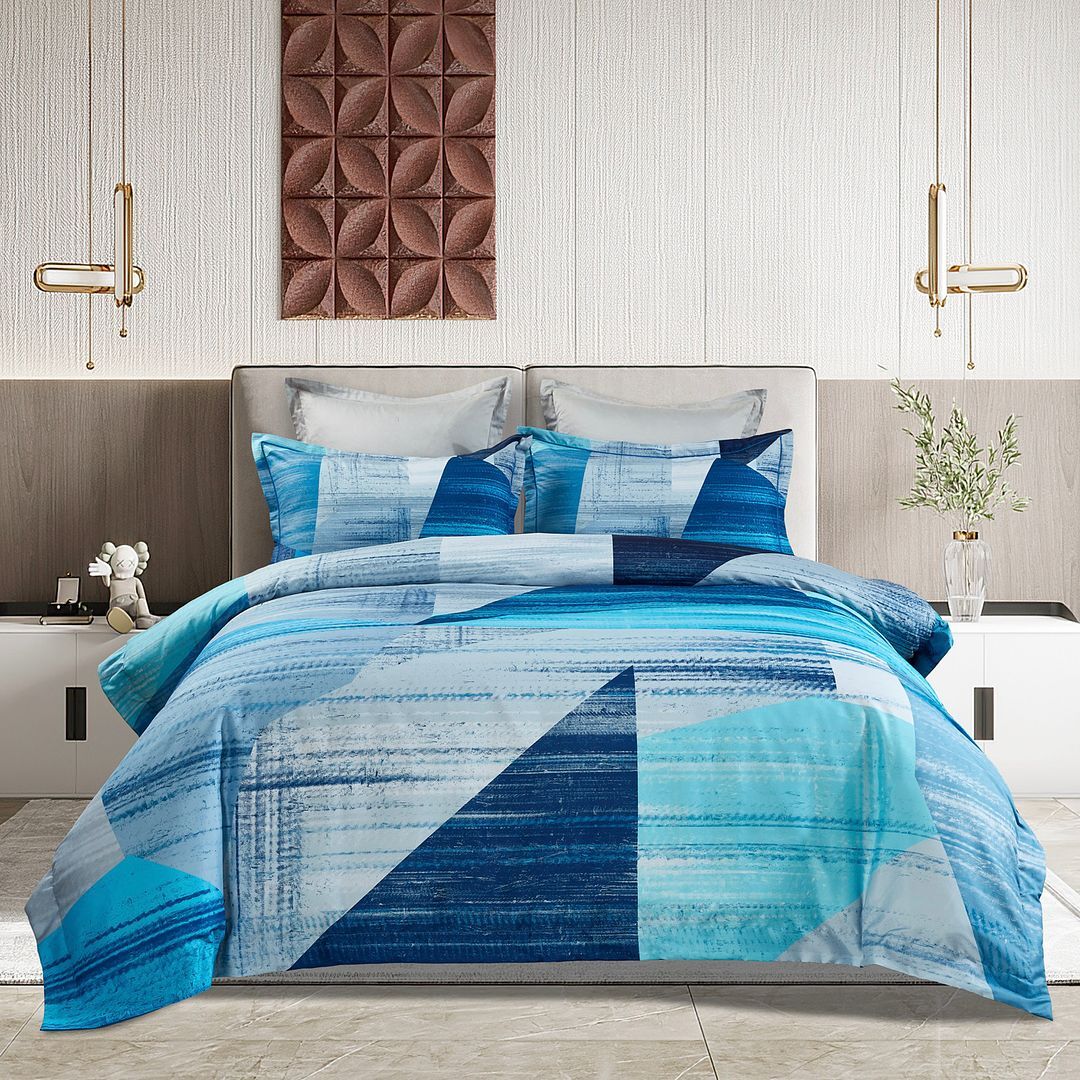 Mondrian Quilt Cover Set - Super King Size Mondrian Quilt Cover Set - Super King Size