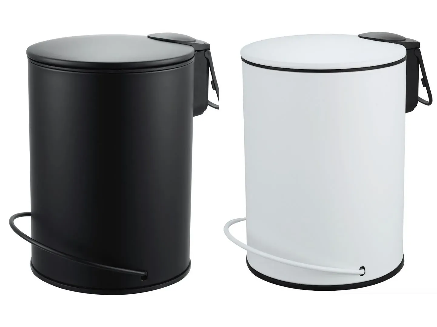 3L Soft Close Pedal Bin Black 3L Soft Close Pedal Bin Black
