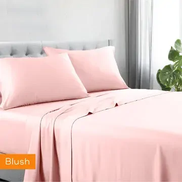 1200tc hotel quality cotton rich sheet set king blush 1200tc hotel quality cotton rich sheet set king blush