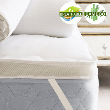 airmax bamboo mattress topper 1000gsm king single airmax bamboo mattress topper 1000gsm king single