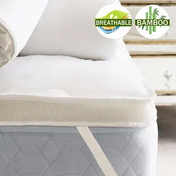 airmax bamboo mattress topper 1000gsm single airmax bamboo mattress topper 1000gsm single