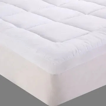 bamboo cotton fitted mattress topper double bamboo cotton fitted mattress topper double