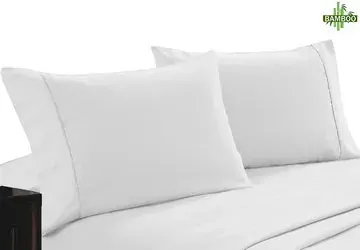 400 thread count bamboo cotton twin pack pillowcase white 400 thread count bamboo cotton twin pack pillowcase white