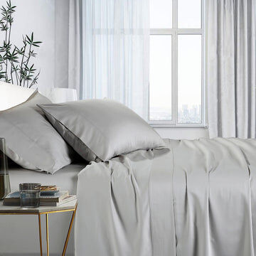 1000tc bamboo cotton sheet set mega queen silver 1000tc bamboo cotton sheet set mega queen silver