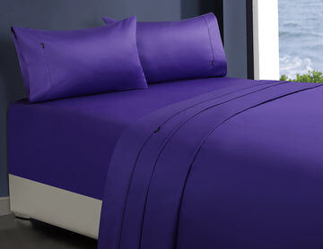 1000tc egyptian cotton 1 fitted sheet and 2 pillowcases double violet 1000tc egyptian cotton 1 fitted sheet and 2 pillowcases double violet