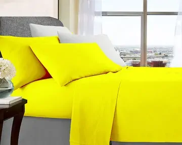 ultra soft microfibre sheet set single yellow ultra soft microfibre sheet set single yellow