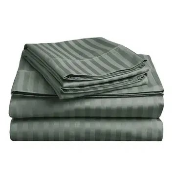 soft stripe microfibre sheet set king single charcoal soft stripe microfibre sheet set king single charcoal